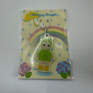 New Authentic Sonny Angel I Love Rainy Day Frog Mini Charm Keychain Dreams Inc